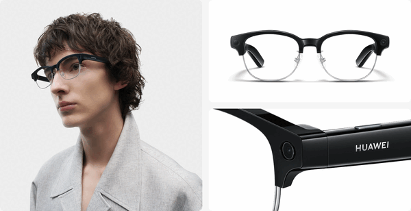 Huawei AI Gözlük, EIS özellikli 12MP geniş açılı bir kameraya sahiptir.