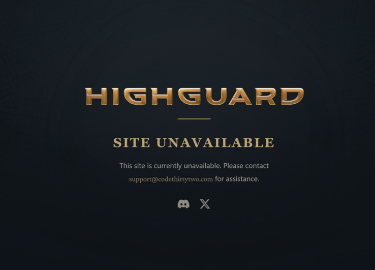 Resmi Highguard web sitesi
