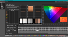 Kalibrasyondan sonra ColorChecker