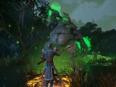 Dungeons of Sundaria'daki bir boss savaşını gösteren bir görsel.
