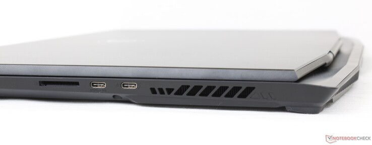 Sağ: SD kart okuyucu, DisplayPort ile 1x USB-C 3.2, Thunderbolt 4 ile 1x USB-C 3.2 + Güç Dağıtımı + DisplayPort