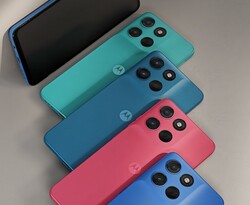 Moto G57 Power için renk seçenekleri.