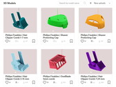 Philips'in şu anda satışta olan 7 adet 3D baskıya uygun modelinden 6'sı