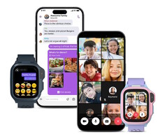 myFirst Fone S4 akıllı saat kullanıcıları grup video görüşmelerine katılabilir.