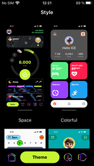 Çeşitli uygulama temaları