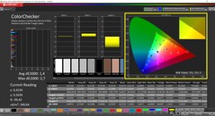 CalMAN ColorChecker kalibre edildi