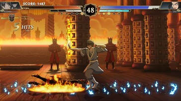 Resim: Avatar Legends: The Fighting Game oyunundan bir ekran görüntüsü.