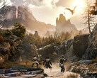 GreedFall'daki bir ejderhayı gösteren bir görüntü.