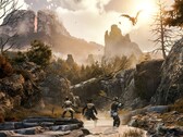 GreedFall'daki bir ejderhayı gösteren bir görüntü.