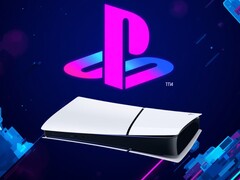 PS5 Dijital konsol PlayStation logosunun altında yatay olarak durmaktadır