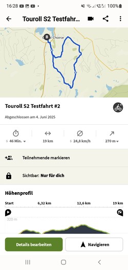 ucuz Touroll S2 ekonomik katlanır e-bisiklet ile 19 km'lik test rotası