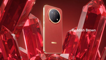 Kırmızımsı Kahverengi renkli Honor X9e Pro.