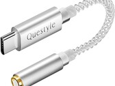 Questyle Qlink-C sadece 5 gram (0,17 oz.) ağırlığında giriş seviyesi bir USB-C DAC'tır. (Resim kaynağı: Questyle)