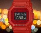 Casio'nun yeni kırmızı fener G-Shock'u DW-5600RRB-4 (yukarıda) ile benzer bir tasarıma sahip olabilir