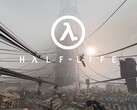 Half-Life serisinin afişi gösteriliyor