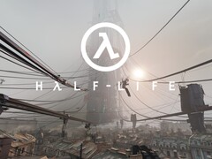 Half-Life serisinin afişi gösteriliyor