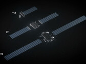 Starlink V3 donanımının bir illüstrasyonu.