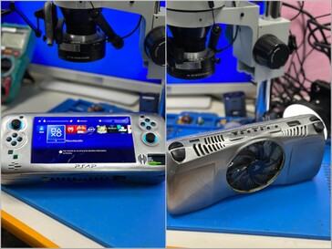 PS4 ana ekranı ve el konsolunun üst kısmı.