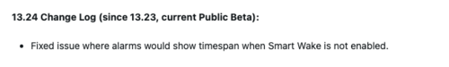 Instinct 3 için beta sürüm 13.24'ün değişiklik günlüğü