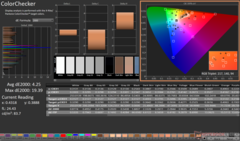 Kalibrasyondan sonra ColorChecker