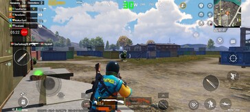 PUBG Mobile: HD ön ayarı, ortalama 30 fps.