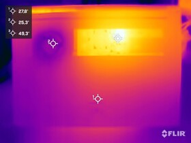 Stres testi yüzey sıcaklıkları (alt)