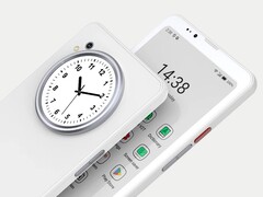 BigMe HiBreak Dual'in ön tarafında renkli bir E Ink ekran ve arka tarafında renkli bir LCD bulunmaktadır.