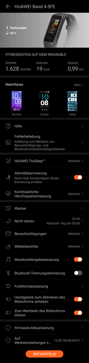 huawei band 4 ve band 4e inceleme