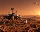 Mars'tan kaya ve toprak örneklerini Dünya'ya getirmeyi amaçlayan Çin'in Tianwen-3 misyonunun konsept çizimi.