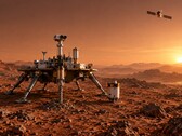 Mars'tan kaya ve toprak örneklerini Dünya'ya getirmeyi amaçlayan Çin'in Tianwen-3 misyonunun konsept çizimi.