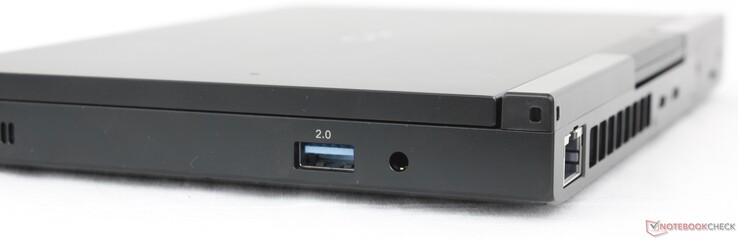 Sağ taraf: USB-A 2.0, 3,5 mm kulaklıkSağ: USB-A 2.0, 3,5 mm kulaklık
