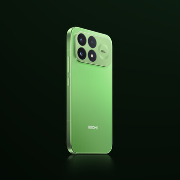Redmi K100 Pro'nun yeşil renk seçeneği.