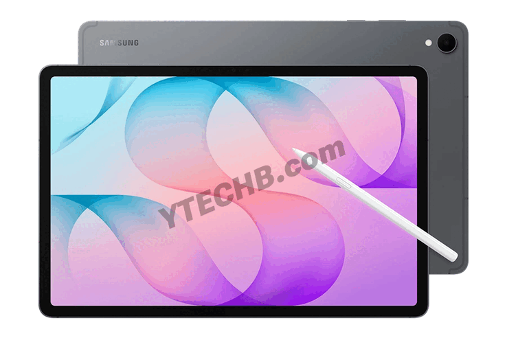 Gri renkteki Galaxy Tab S12+'ın sızdırılmış görüntüsü