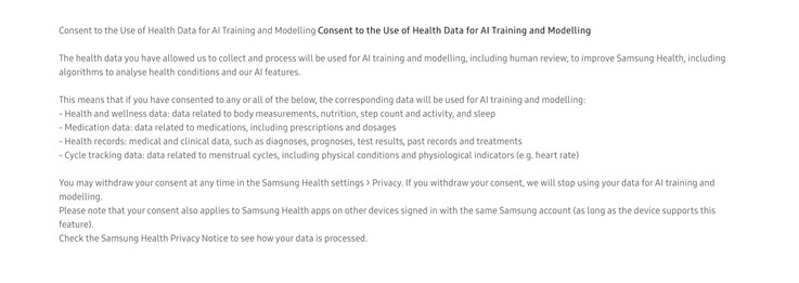 Samsung Health, kullanıcıları yapay zeka eğitimi amacıyla sağlık verilerini paylaşmaya çağırıyor.