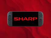 Sharp LCD ekranıyla gösterilen Switch 2 konsolu