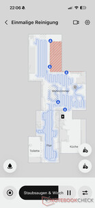 Map with live progress