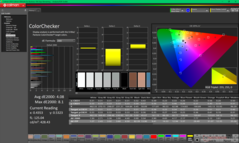 Kalibrasyondan önce ColorChecker (P3)