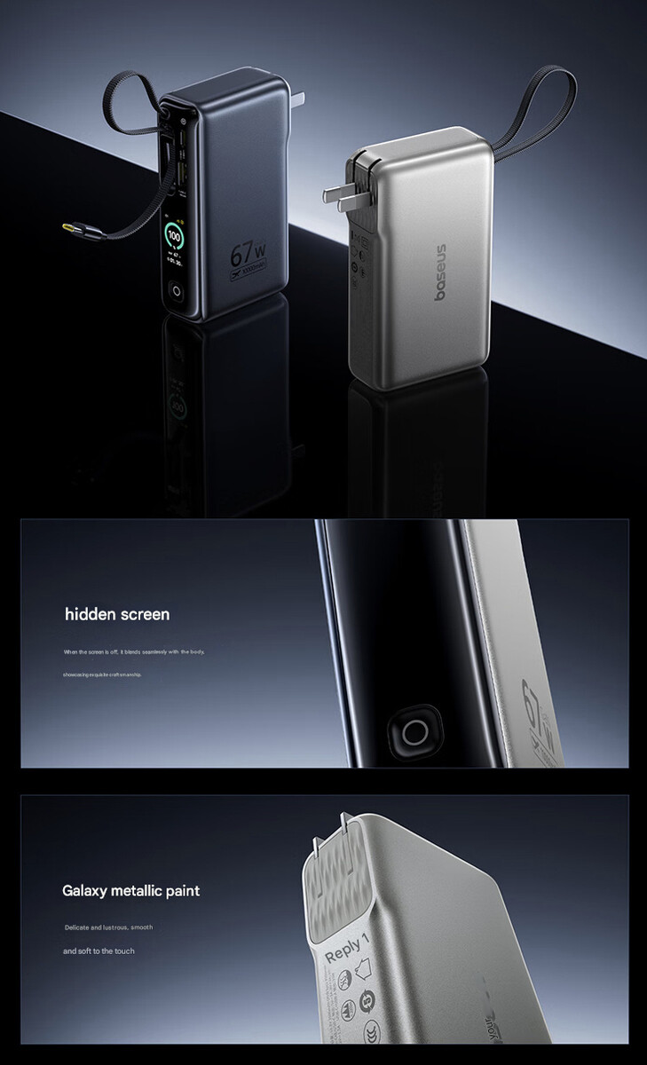 EnerGeek güç bankası GT 21'in tasarım ve renk seçenekleri