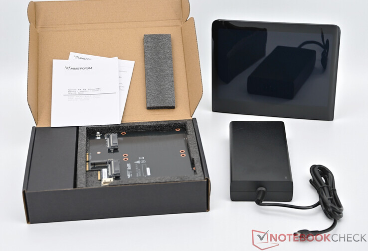 Minisforum N5 Pro'nun teslimat kapsamı