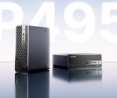 Resimde, hacmi sadece 3,5 L olan ve Gorgon Halo APU'da en yüksek performansa sahip minisforum MS-S1 mini PC gösterilmektedir.