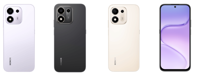 Honor 600S 5G'nin renk seçenekleri.