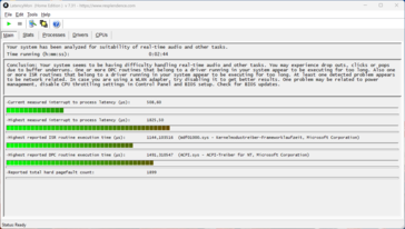 LatencyMon - genel bakış