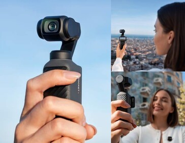 Barselona'dan DJI Osmo Pocket 4 pazarlama görüntüleri.