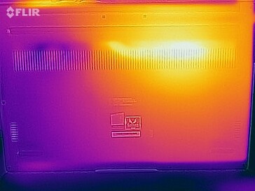 Heat map under load - bottom