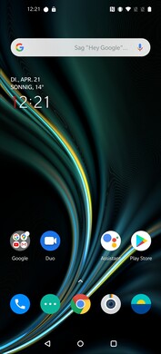 Default home screen