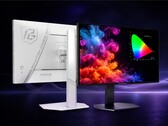 Siyah-beyaz renkli ASRock Phantom Gaming PGO27QSA.