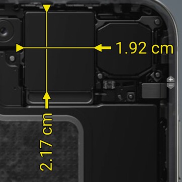 iPhone Duo'nun ana kamera modülünün boyutu