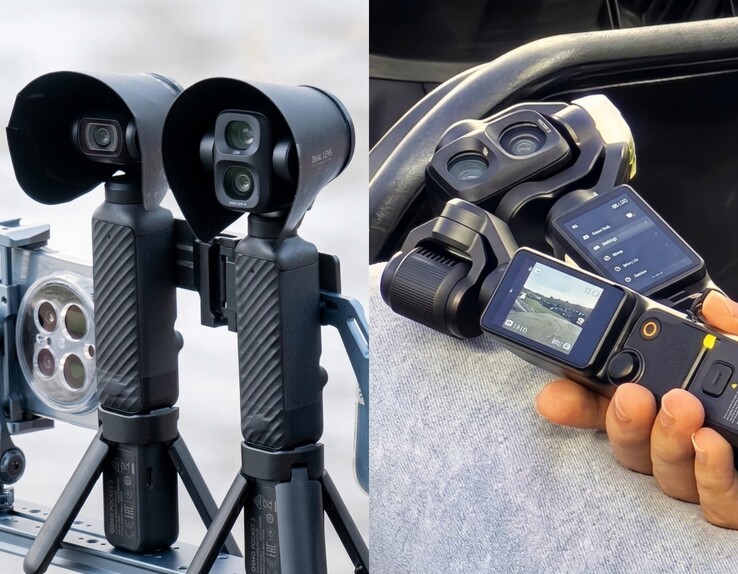 DJI Osmo Pocket 4 Pro'ya (sağda) en son bakışımız. Yapay zeka ile geliştirilmiş.