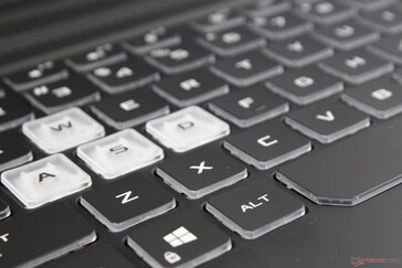 QWERTY keys are comfortable for typing