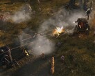 Şu anda Steam'de satışta olan Iron Harvest oyunundaki birkaç mech'i gösteren bir görsel.